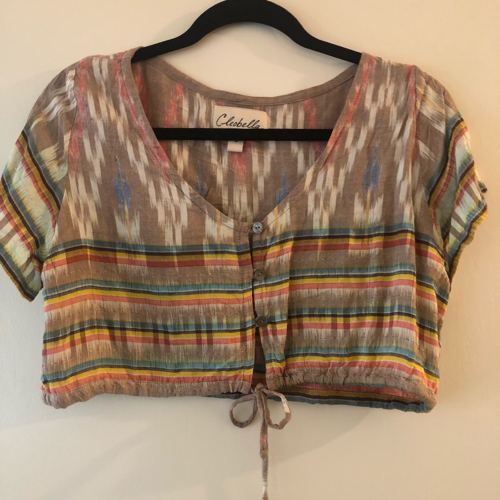 Amazing rainbow cleobella crop top